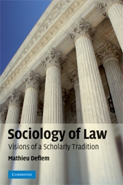 کتاب«Sociology of Law: Visions of a Scholarly Tradition» ترجمه می‌شود